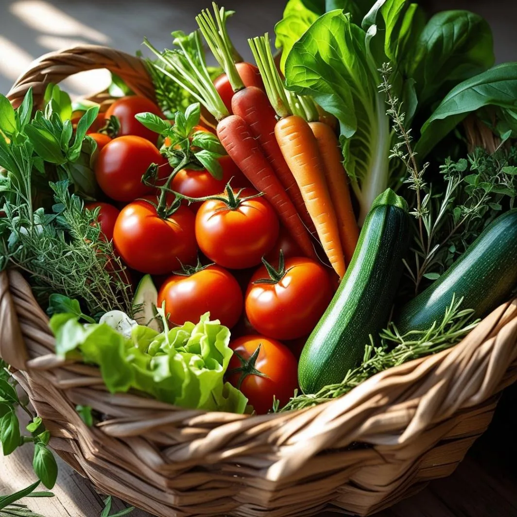Paniers de légumes bio de chez Les Trésors du Potager
