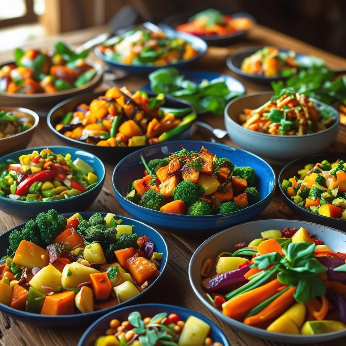 Repas préparés avec des produits locaux lors d'ateliers cuisine